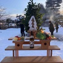 湯倉神社ドンドン焼き