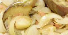 お野菜だけで♪茄子の紅しょうが炒め