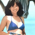 宮崎美子　乳首ポッチ　むっちり水着画像