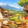 ■🍦『清泉寮ファームショップ』清泉寮のソフトを“並ばず”楽しむならここ！八ヶ岳の絶景と遊具も魅力の