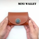 女性に人気！レディース財布本革レザーミニウォレットブラウン財布かわいい小さい財布
