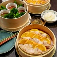 鶏肉とオレンジのせいろ蒸し ソース2種添え