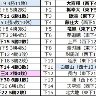 大相撲データアナリストの大相撲日記