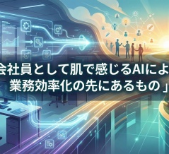 会社員として肌で感じるAIによる業務効率化の先にあるもの