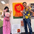 徳　治昭さん　童画展へ