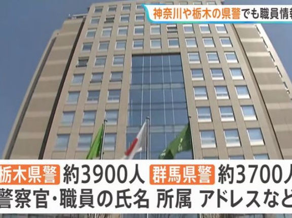 栃木、埼玉、香川3県警の警察官ら約1万9300人分の情報流出か…防災サービス不正アクセスで！