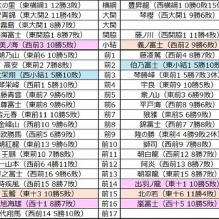大相撲データアナリストの大相撲日記