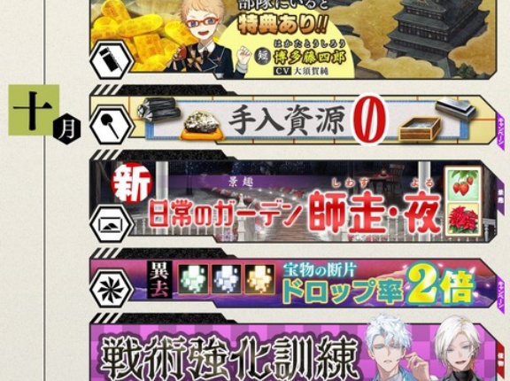 2025年10月の予定きた！極レベルがまさかの上限解放！Lv199まで上げれる！