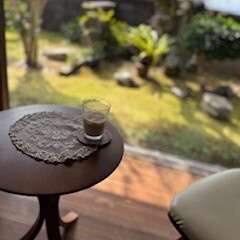 古民家で栗ごはん。