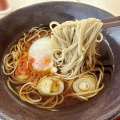 函館市鍛治2丁目 ゆで太郎 函館鍛治店(もつ次郎併設店) その8 朝そば(温そば・温泉玉子)450円