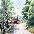 シニアから始めた透明水彩画