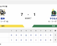 【試合結果】T 7-1 S [5/3]　阪神連勝　佐藤輝明3安打2打点、デュプランティエ6回無失点来日初勝利