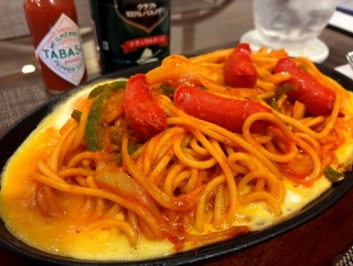 たつの　鉄板ナポリタン♪《トルバドール》