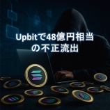 『Upbitで48億円相当の不正流出｜韓国大手取引所が全額補償へ』の画像