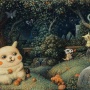 【トラウマ画像】『ポケモンカード』に恐怖のピカチュウ絵を描いて落選した天才絵師さん、新たに「墓場のピカチュウ」なる不吉絵を発表ｗｗｗｗｗ
