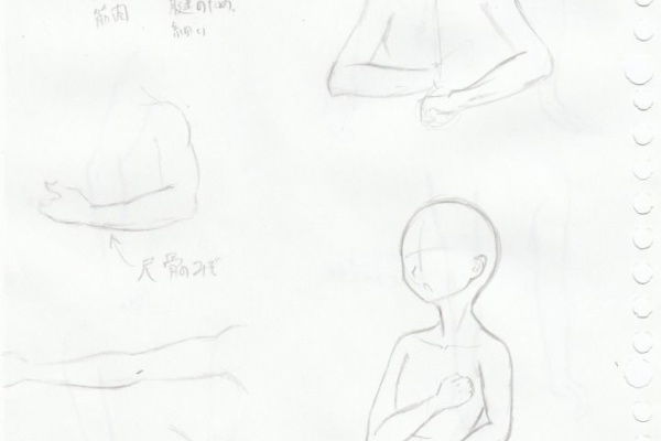 腕の練習 色弱でもイラストは描けるのか