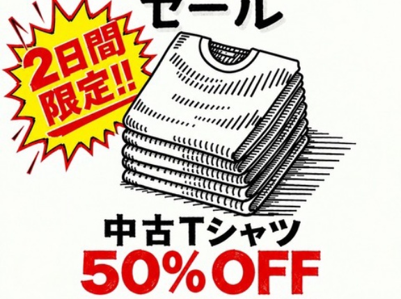9月15日(火)-16日(水) 2日間限定!!中古アパレルセール開催