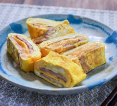 ベーコンとチェダチーズの玉子焼き&最後の1個は・・・