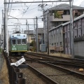 嵐電、車庫入りの手順