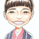 8月11日の似顔絵教室レポ「見上愛さん・英茉さん」（朝ドラ「風、薫る」）