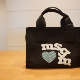 『MSGM（エムエスジーエム）HEART LOGO 2Way キャンバスバッグ』の画像