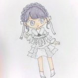 『[イコラブ] 大場花菜「The 5th で はなすと 描き始め！」また新たなテイストに挑戦…』の画像