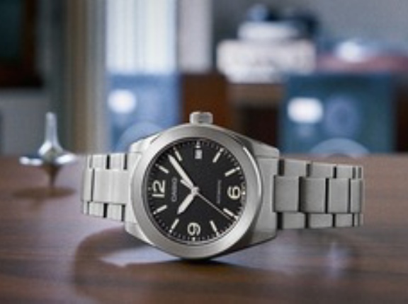 【CASIO collection】カシオコレクション初の機械式モデル「CMK-100」を公式発表！Miyota製ムーブメント搭載のチタンモデル。日本円で４５，０００円前後。
