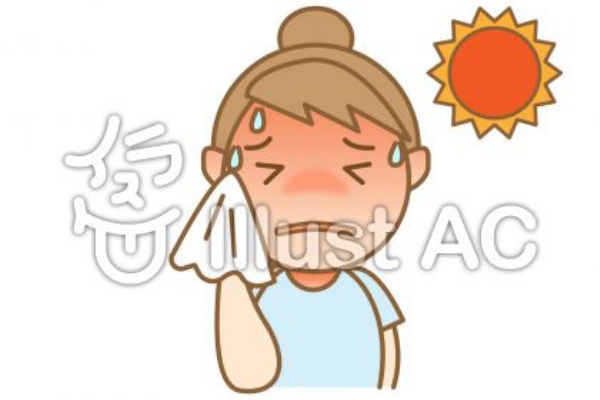 熱中症対策に使えそうなイラスト 日日oekaki