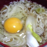 『温かい素麺（にゅうめん）』の画像