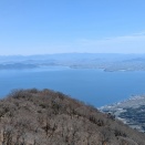琵琶湖を望みながら、権現山からホッケ山へ