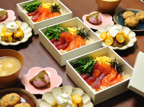 離れて暮らす子ども（いや大人だが）が体調不良の時の家族LINE/2025のひな祭り晩ごはん