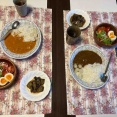 夕食はカレー
