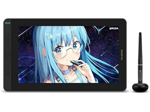 【実質16,720円】HUION 液タブ Kamvas13 1920×1080がタイムセール特価。13.3インチ、フルHDの液晶ペンタブレット