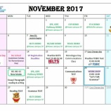 『11月カレンダー』の画像