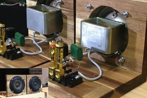 Telefunken ビンテージ アドオンアルニコツィータシステム ペア！ Telefunken ビンテージアルニコ 超(長)楕円スピーカー システム ペア