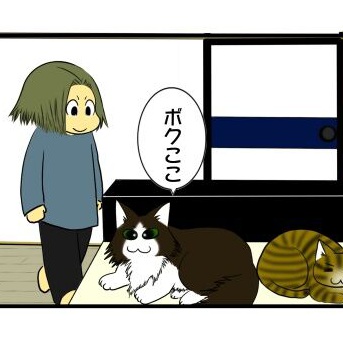 【猫との暮らし】君の足元にいるよ