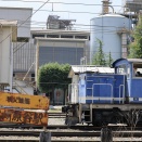 秩父鉄道　武州原谷駅で突放を見る