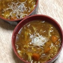 カレーうどんは少し太めの麺がいい