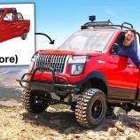 『中国製の激安トラックをオフロード仕様に改造してみた』の画像