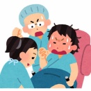 手術関係の仕事で出会った愉快な患者さん。「それじゃあ私は寝るから、みんな後はよろしくね」と言って麻酔で眠った年配の女性
