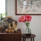 花に興味のないとーさんも、「綺麗やなぁ！」と思わず言った、大輪の花を咲かせるあのお花を飾ってみた！ビフォアフあり！