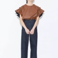 『MARGAUX vintage（マルゴーヴィンテージ）』ワンウォッシュデニムパンツ