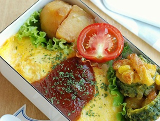 オムライス弁当【健康トーク】