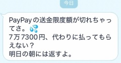 【LINE乗っ取り詐欺】友達からの「投票して！」に注意。PayPay送金を頼まれた娘