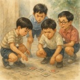 【昭和の遊び】メンコって確かに昔の遊びだけど実際に遊んだことあるのってアラ還以上の高齢者世代じゃねぇの　