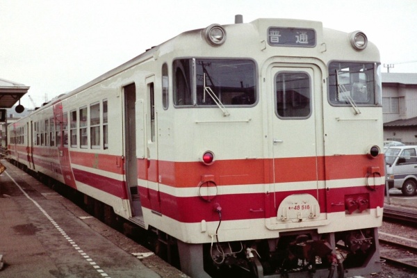 思い出のスナップ「JR化後の五能線」(1990年)～初代五能線色のキハが