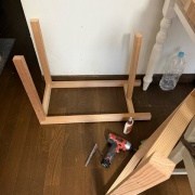 ＊実家の片付けと小さな店の始まり37話 テーブル作り