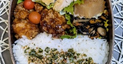 稲刈りが終わって～夫のお弁当397