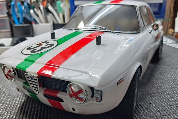 MB-01 アルファロメオ(値下げしました) 58732・タミヤ製 1/10RC アルファロメオ ジュリア スプリント GTA