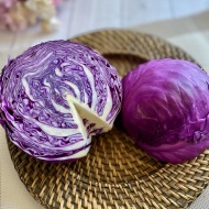 寒いので〜コンソメいらずの色鮮やかな紫の食べるスープ